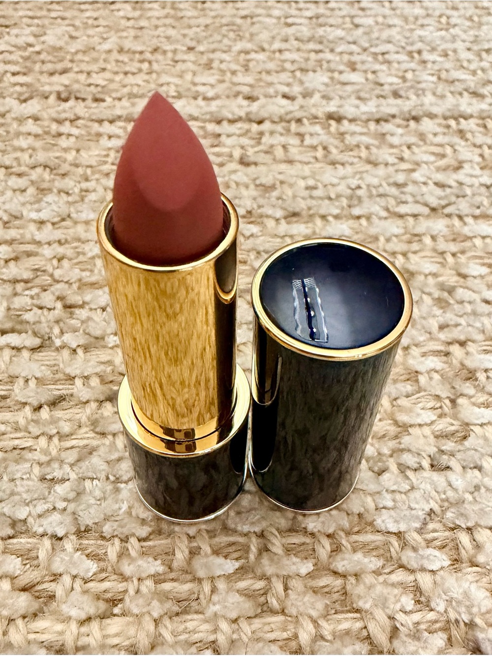 Pat McGrath Matte Trance Lipstick shade 1995 warm light nude.